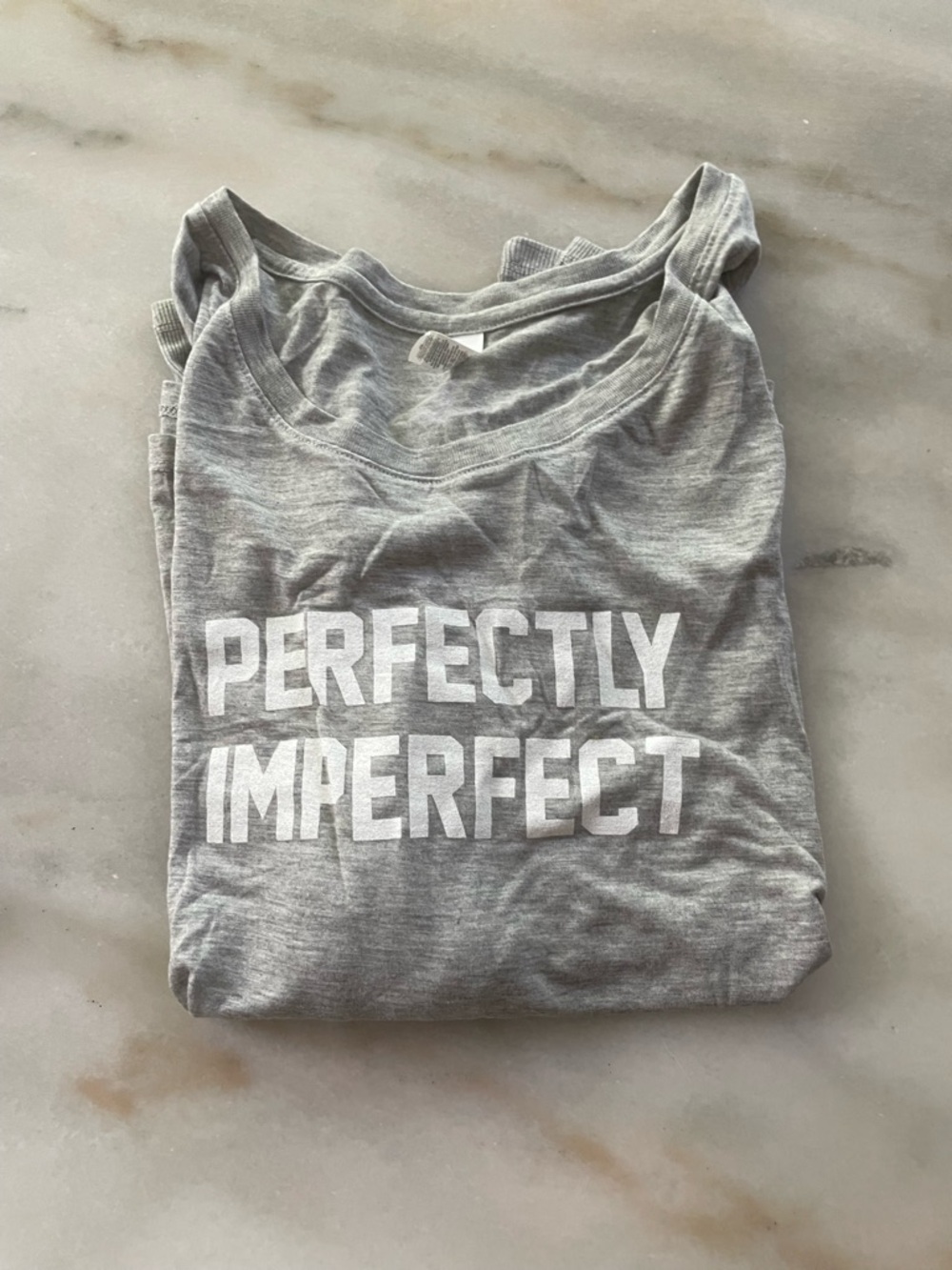 Perfectly Imperfect Gray Graphic long sleeve size M